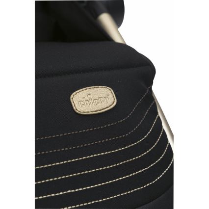 Chicco - Vežimėlis GOODY XPLUS Black Re_Lux Eco+ + stumiamas dviratis ALL AROUND