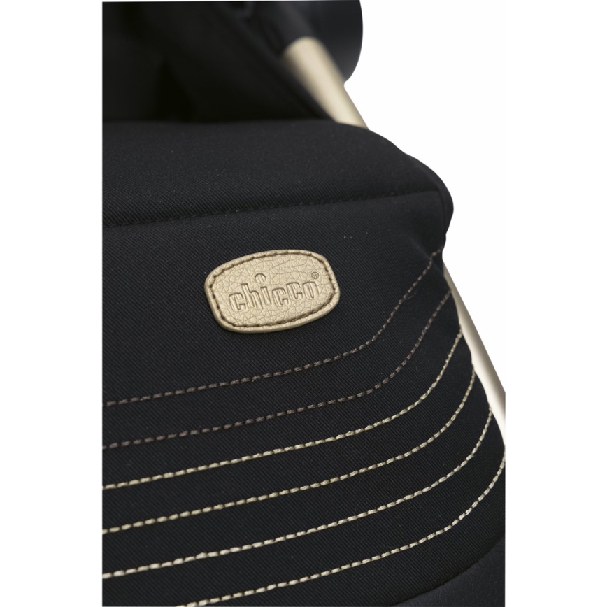 Chicco - Vežimėlis GOODY XPLUS Black Re_Lux Eco+ + stumiamas dviratis ALL AROUND