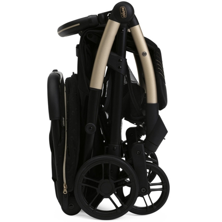 Chicco - Vežimėlis GOODY XPLUS Black Re_Lux Eco+ + stumiamas dviratis ALL AROUND