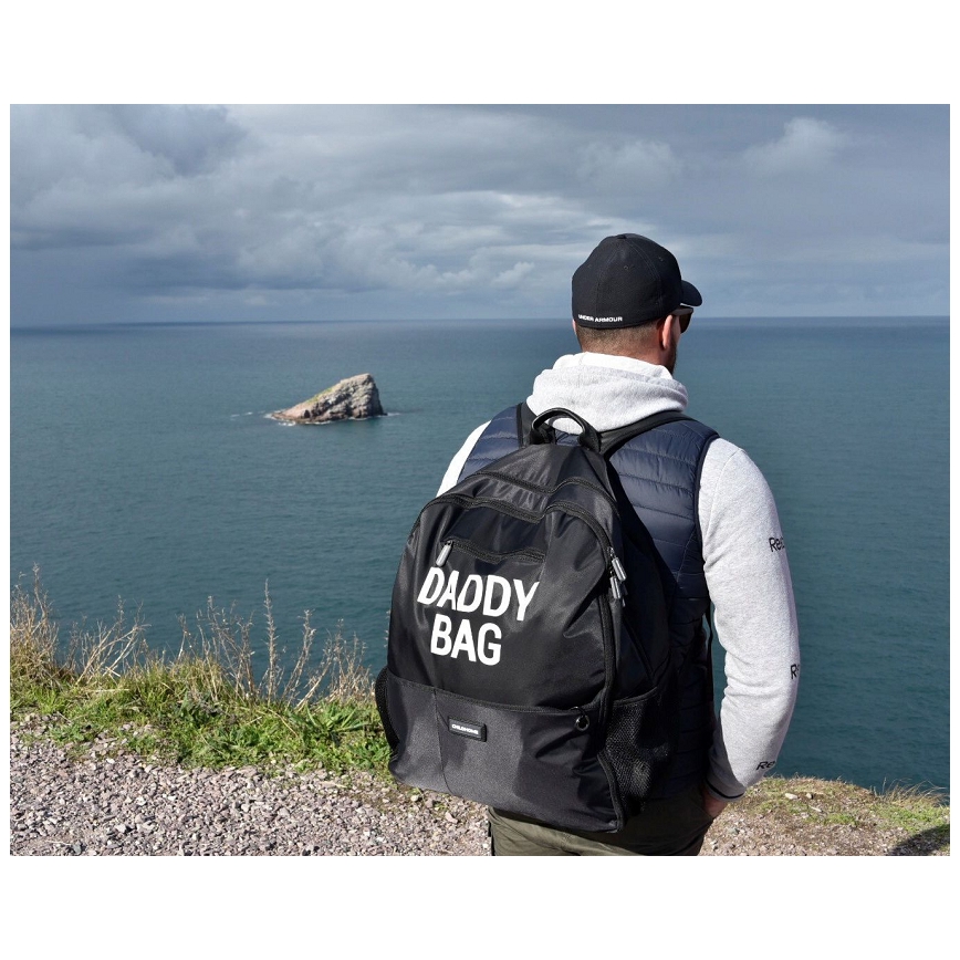 Childhome - Keičiama kuprinė DADDY BAG juoda