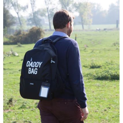Childhome - Keičiama kuprinė DADDY BAG juoda