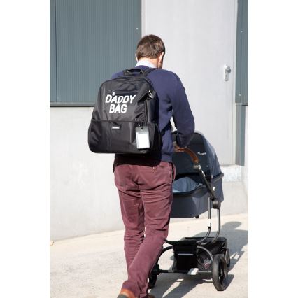 Childhome - Keičiama kuprinė DADDY BAG juoda