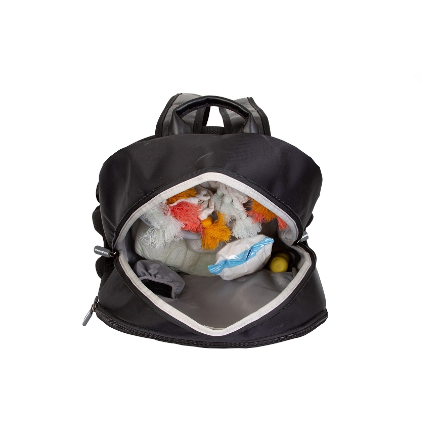 Childhome - Keičiama kuprinė DADDY BAG juoda
