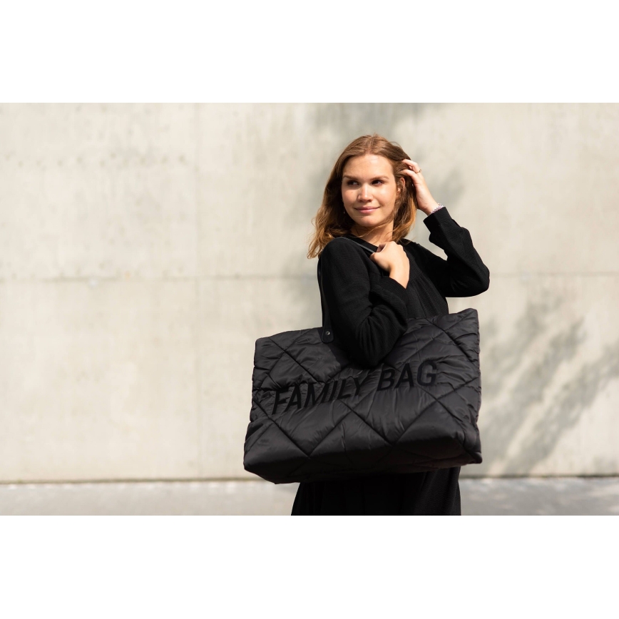 Childhome - Kelioninė rankinė FAMILY BAG juoda