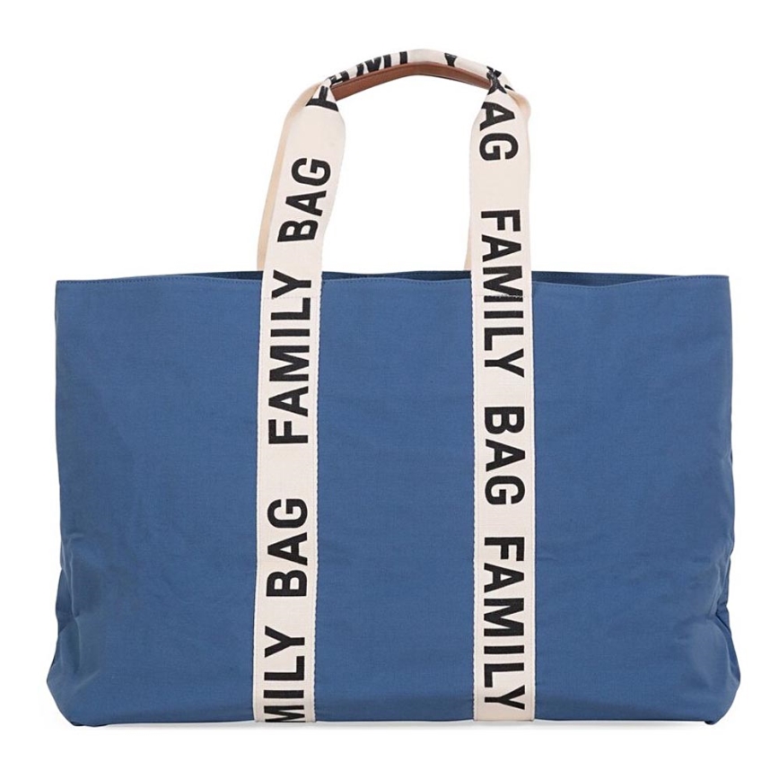 Childhome - Kelioninis krepšys FAMILY BAG CANVAS mėlyna
