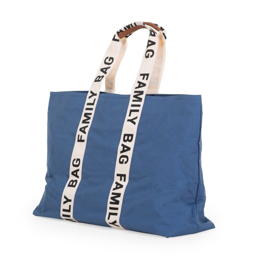 Childhome - Kelioninis krepšys FAMILY BAG CANVAS mėlyna