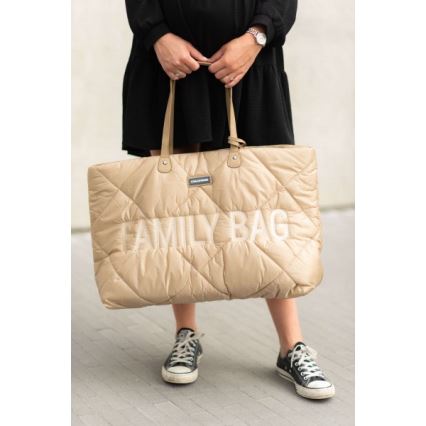 Childhome - Kelioninis krepšys FAMILY BAG PUFFERED kreminė