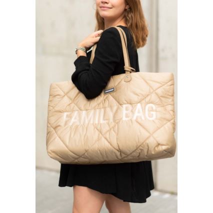 Childhome - Kelioninis krepšys FAMILY BAG PUFFERED kreminė