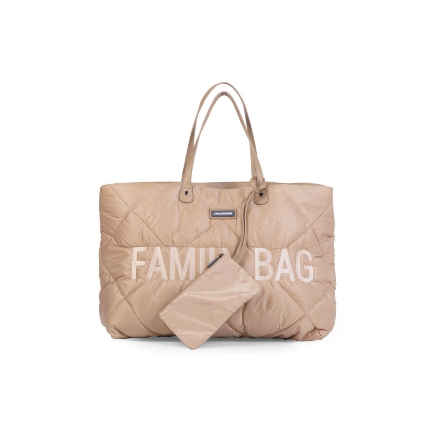 Childhome - Kelioninis krepšys FAMILY BAG PUFFERED kreminė