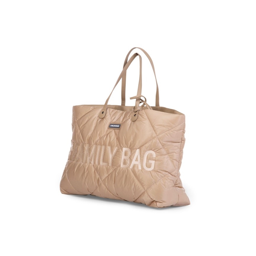 Childhome - Kelioninis krepšys FAMILY BAG PUFFERED kreminė