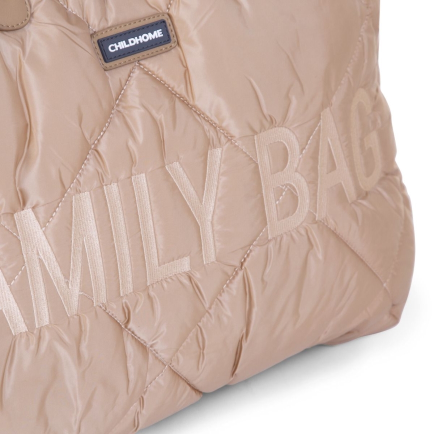 Childhome - Kelioninis krepšys FAMILY BAG PUFFERED kreminė