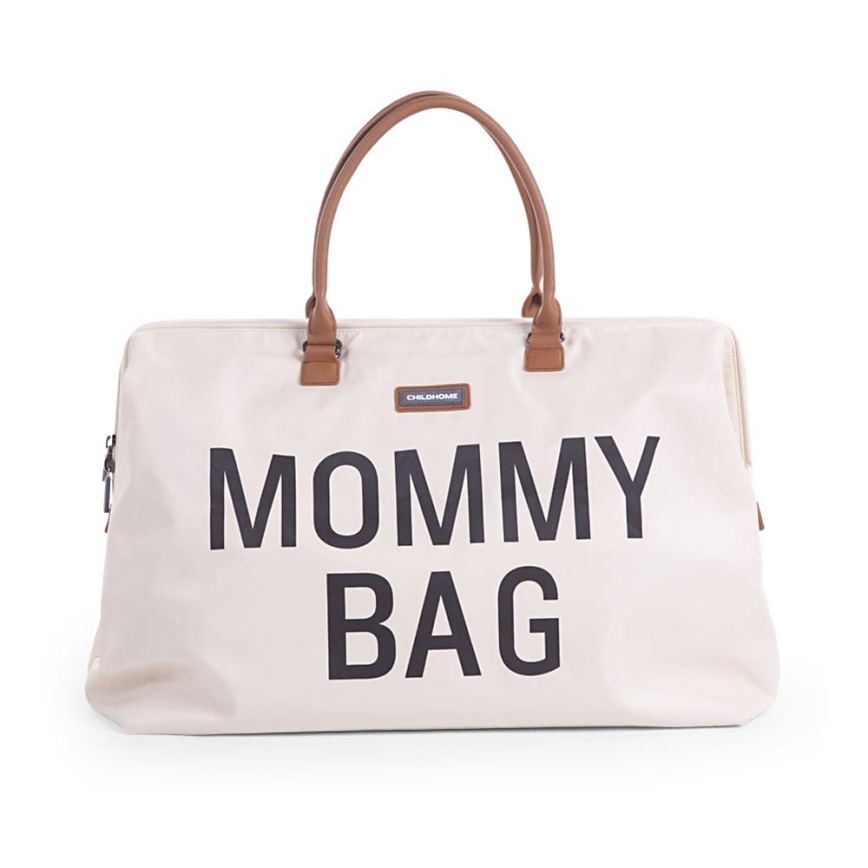 Childhome - Persirengimo krepšys MOMMY BAG kreminis