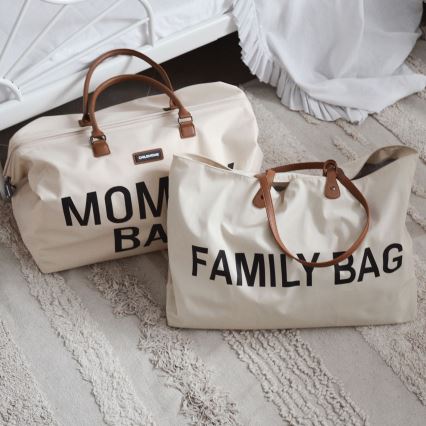 Childhome - Persirengimo krepšys MOMMY BAG kreminis