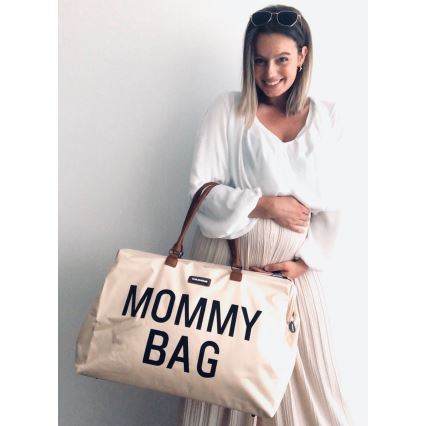 Childhome - Persirengimo krepšys MOMMY BAG kreminis