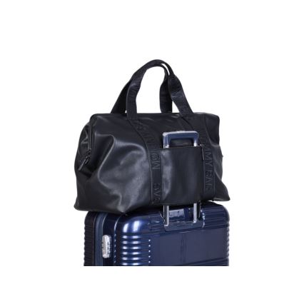 Childhome - Persirengimo krepšys MOMMY BAG LEATHER juoda