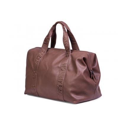 Childhome - Persirengimo krepšys MOMMY BAG LEATHER ruda