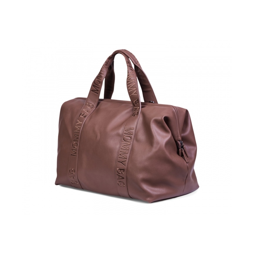 Childhome - Persirengimo krepšys MOMMY BAG LEATHER ruda