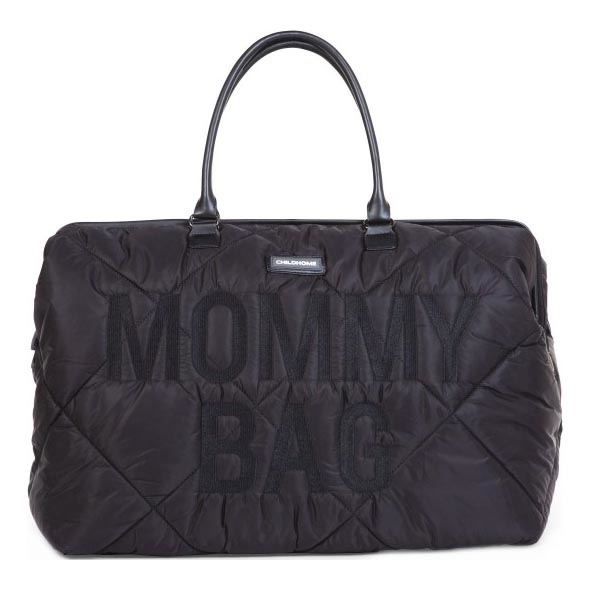 Childhome - Persirengimo krepšys MOMMY BAG PUFFERED juoda