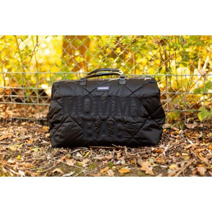 Childhome - Persirengimo krepšys MOMMY BAG PUFFERED juoda