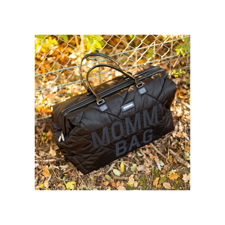 Childhome - Persirengimo krepšys MOMMY BAG PUFFERED juoda