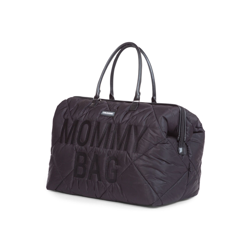 Childhome - Persirengimo krepšys MOMMY BAG PUFFERED juoda