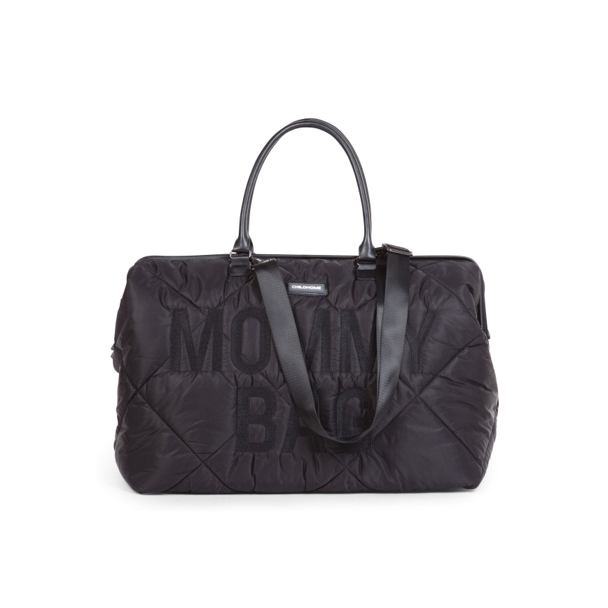 Childhome - Persirengimo krepšys MOMMY BAG PUFFERED juoda