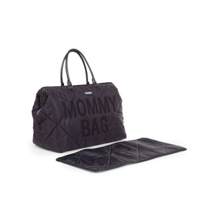 Childhome - Persirengimo krepšys MOMMY BAG PUFFERED juoda