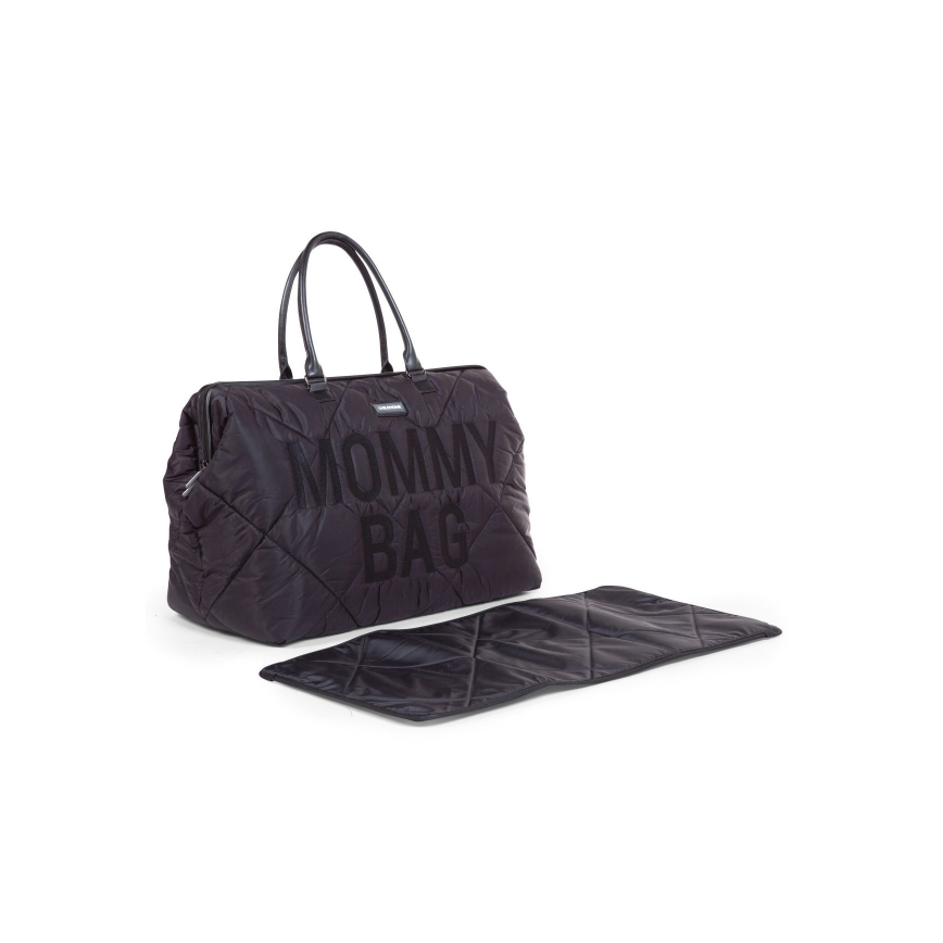 Childhome - Persirengimo krepšys MOMMY BAG PUFFERED juoda