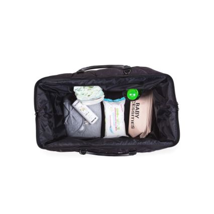 Childhome - Persirengimo krepšys MOMMY BAG PUFFERED juoda
