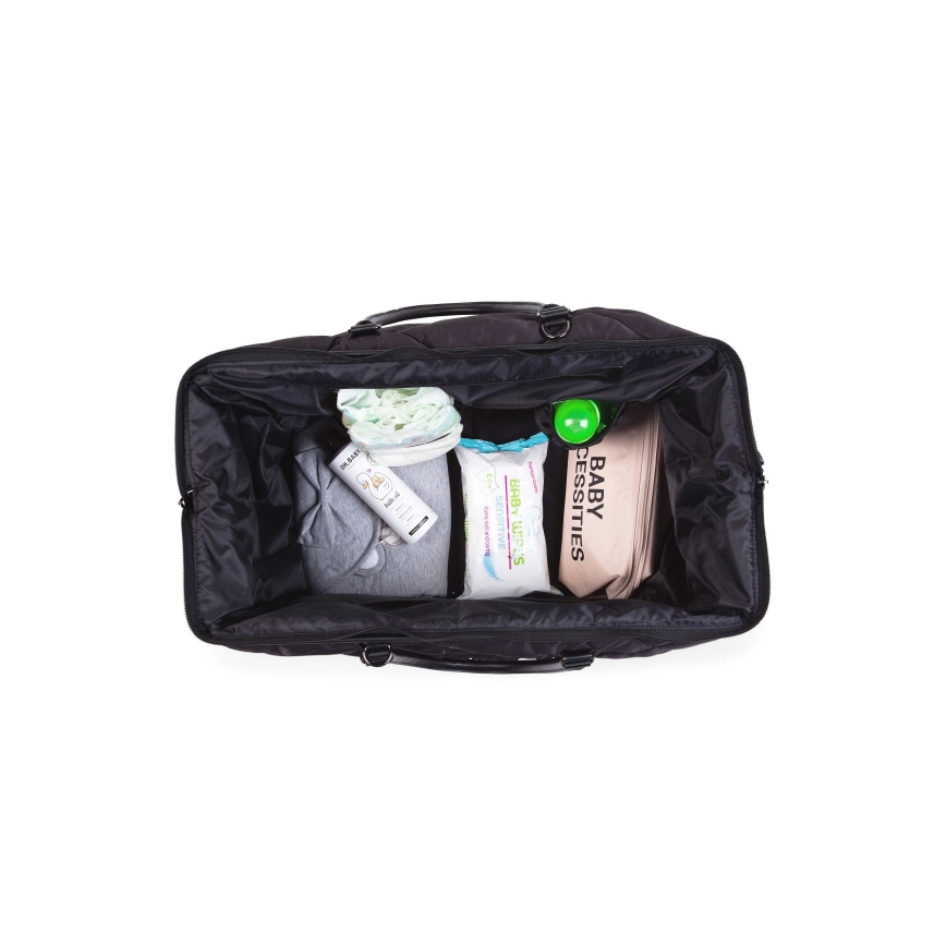 Childhome - Persirengimo krepšys MOMMY BAG PUFFERED juoda