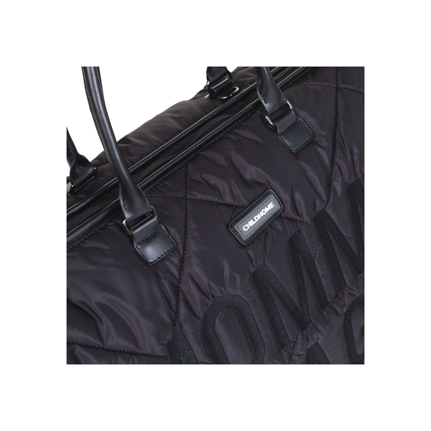 Childhome - Persirengimo krepšys MOMMY BAG PUFFERED juoda