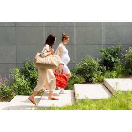 Childhome - Persirengimo krepšys MOMMY BAG PUFFERED smėlio spalva
