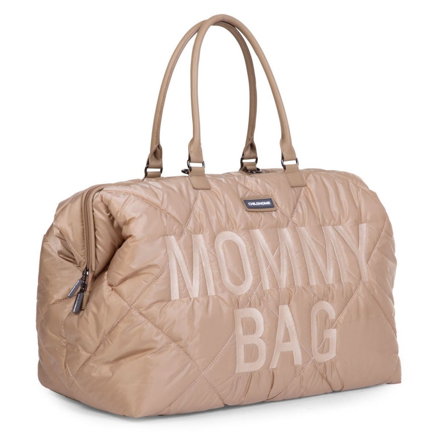 Childhome - Persirengimo krepšys MOMMY BAG PUFFERED smėlio spalva