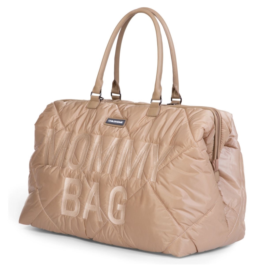 Childhome - Persirengimo krepšys MOMMY BAG PUFFERED smėlio spalva