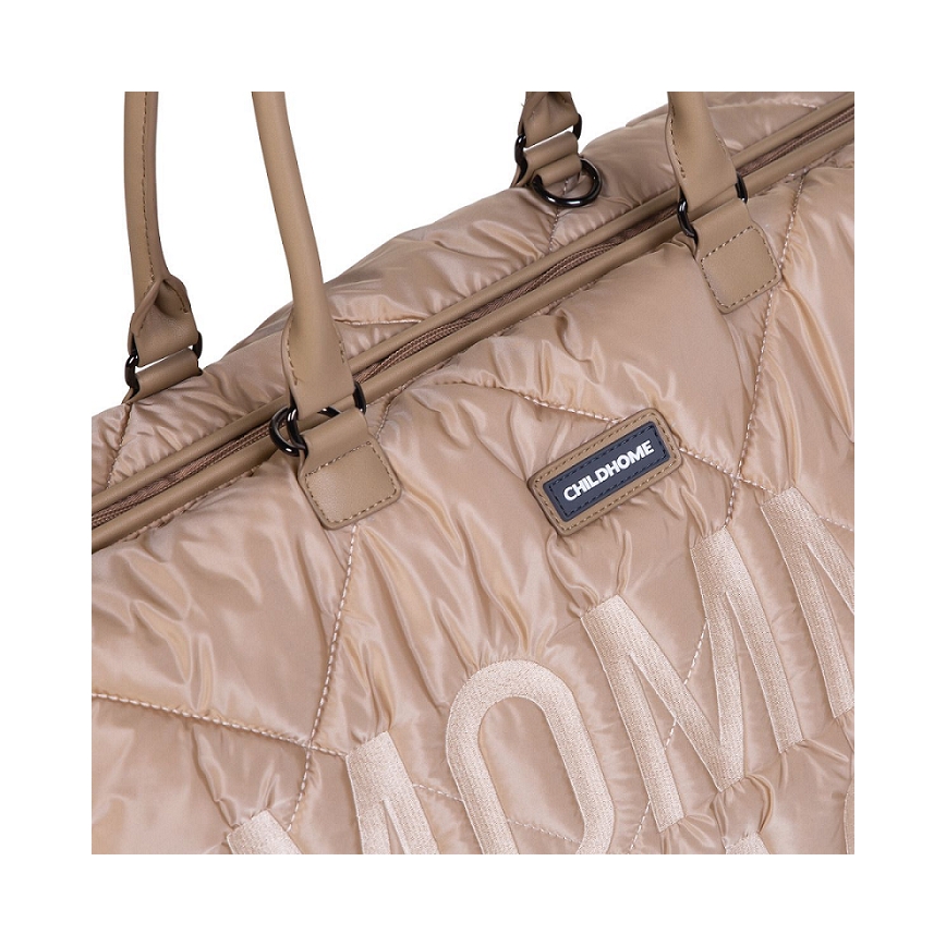 Childhome - Persirengimo krepšys MOMMY BAG PUFFERED smėlio spalva
