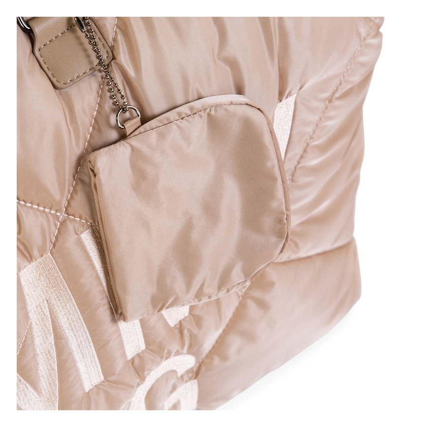 Childhome - Persirengimo krepšys MOMMY BAG PUFFERED smėlio spalva