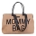 Childhome - Persirengimo krepšys MOMMY BAG RAFFIA LOOK smėlio spalva