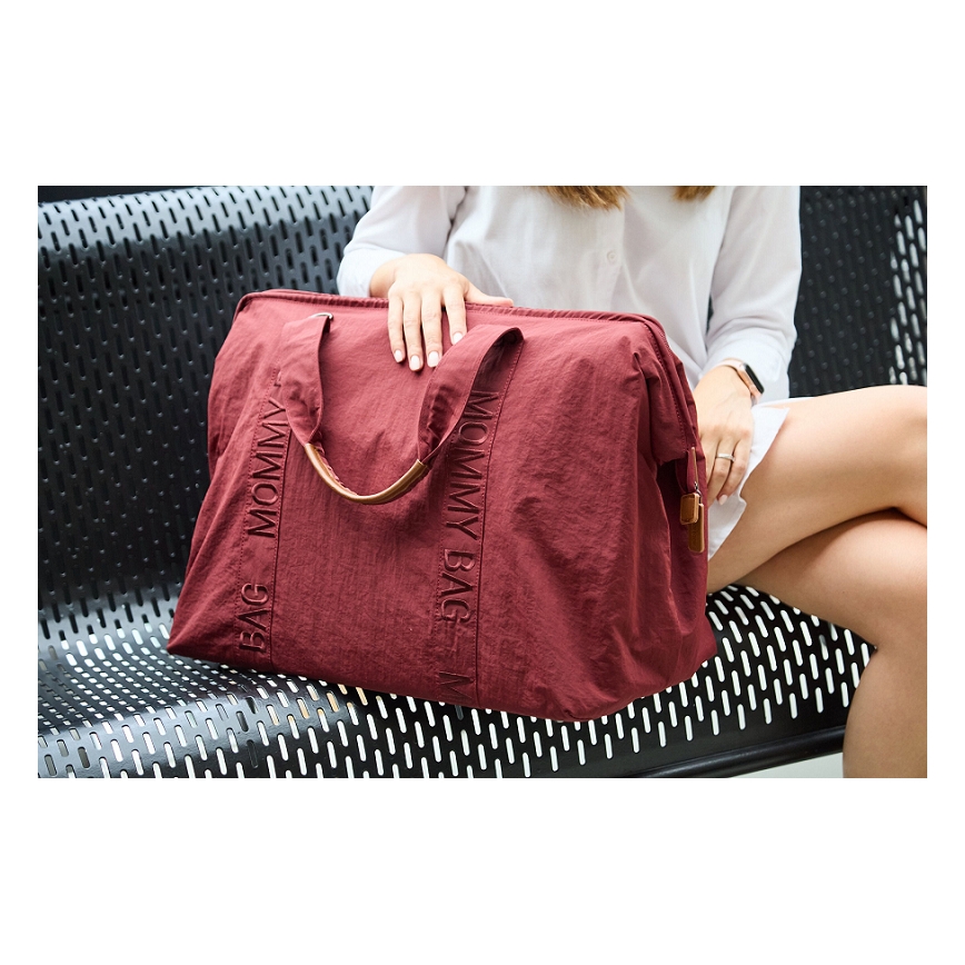 Childhome - Persirengimo krepšys MOMMY BAG raudona