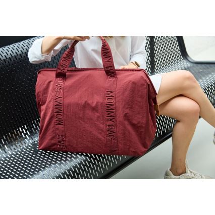 Childhome - Persirengimo krepšys MOMMY BAG raudona