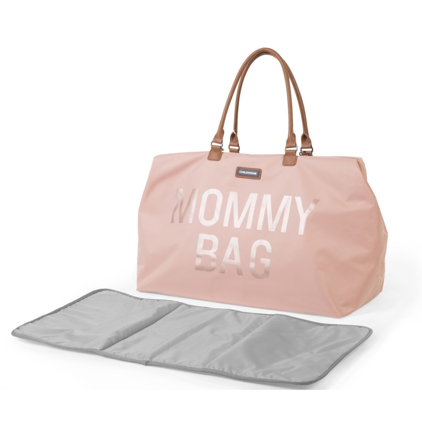 Childhome - Persirengimo krepšys MOMMY BAG rožinis
