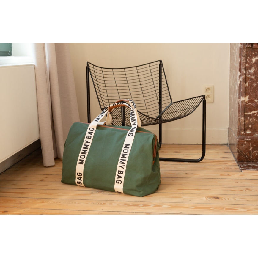 Childhome - Persirengimo krepšys MOMMY BAG žalia