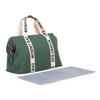Childhome - Persirengimo krepšys MOMMY BAG žalia