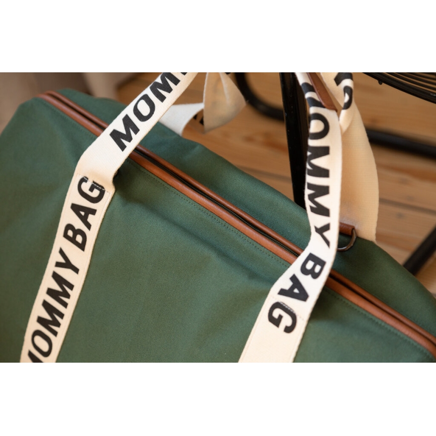 Childhome - Persirengimo krepšys MOMMY BAG žalia
