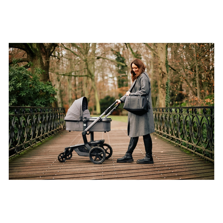 Childhome - Persirengimo krepšys MOMMY CLUB juoda