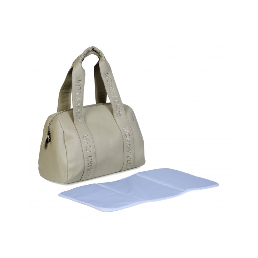 Childhome - Persirengimo krepšys MOMMY CLUB LEATHER smėlio spalva