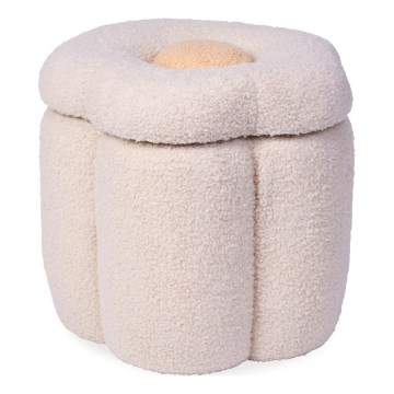 Childhome - Taburetas gėlė diametras 35 cm kreminė