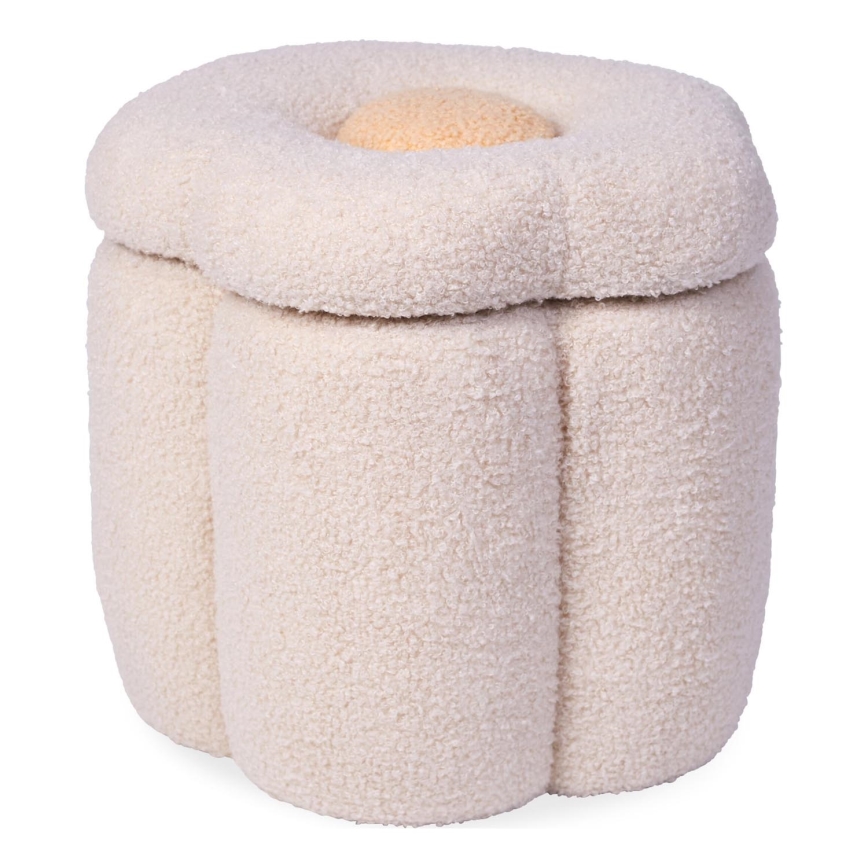 Childhome - Taburetas gėlė diametras 35 cm kreminė