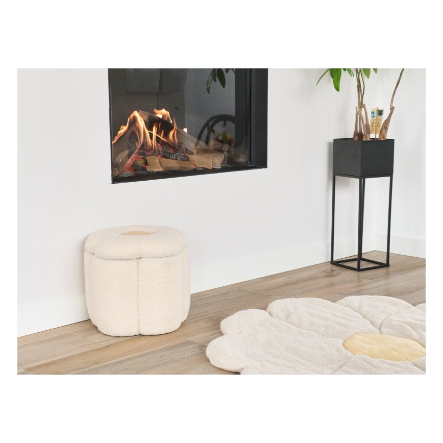 Childhome - Taburetas gėlė diametras 35 cm kreminė