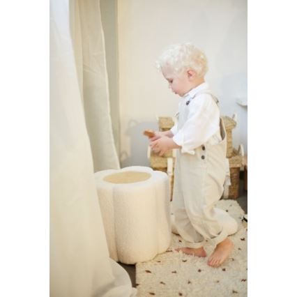 Childhome - Taburetas gėlė diametras 35 cm kreminė