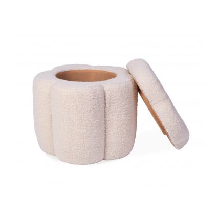 Childhome - Taburetas gėlė diametras 35 cm kreminė